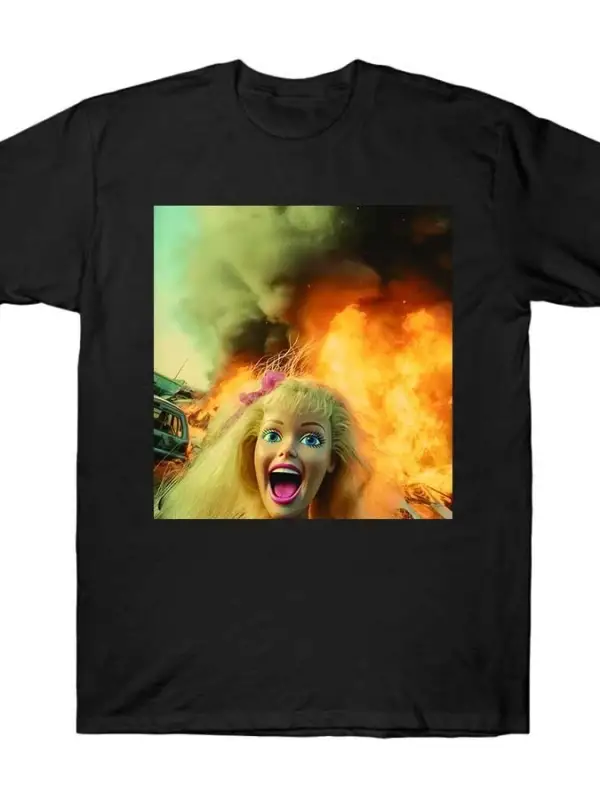 Komik İğrenç Bebek Yüz Meme T-shirt Erkekler Kadınlar Için % 100% Pamuk T Shirt Kısa Kollu Üs