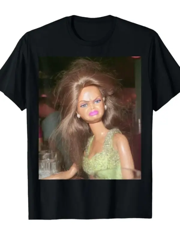 Komik İğrenç Bebek yüzü Meme Komik Alaycı Hediye T-shirt Erkekler Kadınlar Için % 100% Pamuk