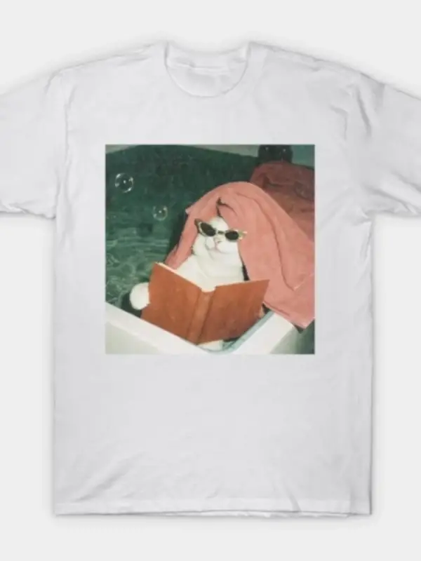 Komik Sassy Kedi Meme T-shirt Erkekler Kadınlar Için % 100% Pamuk T Shirt Kısa Kollu Üstler J