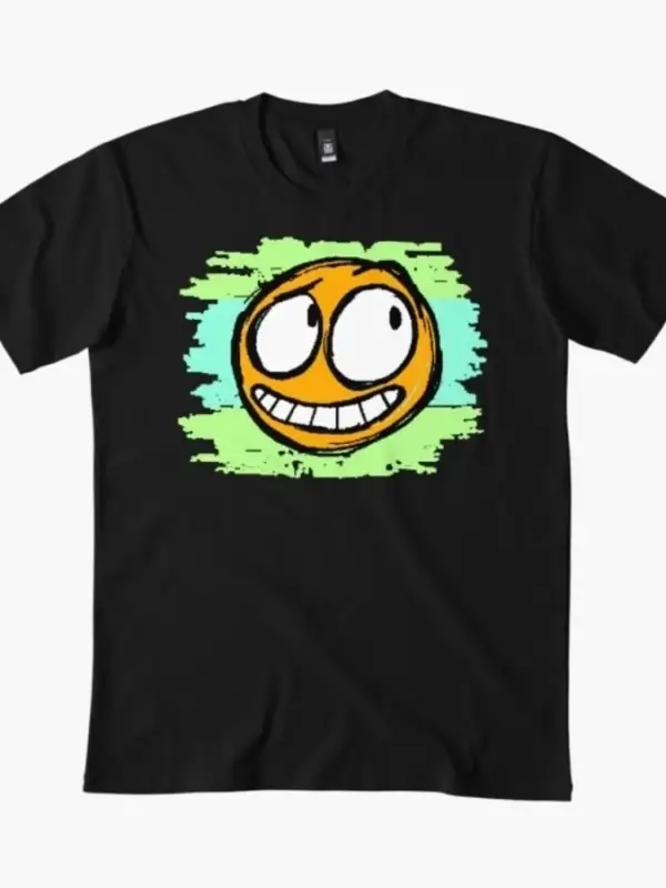 Korkmuş Yüz Emoji Erkek Kadın Tişörtü %100 Pamuklu Tişörtler 3XS-3XL Üstler 1224-3