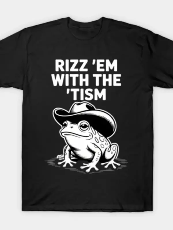 Kurbağa Meme Komik Otizm Farkındalık T-shirt Erkekler Kadınlar Için % 100% Pamuk T Shirt Kısa