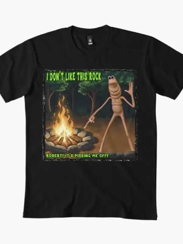 Marcus the worm bu kaya tişörtünü beğenmiyorum Erkekler Kadınlar için %100 Pamuklu Tişörtler