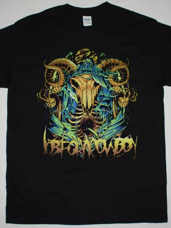 MASTODON HORNED COSMOS NEW BLACK T-SHIRT ÖN BASKILI