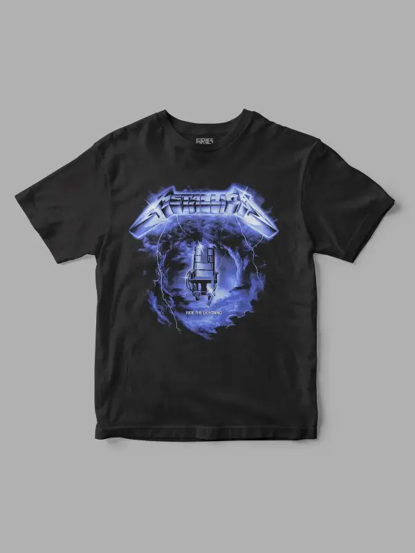Metallica Retro Baskılı Tişört