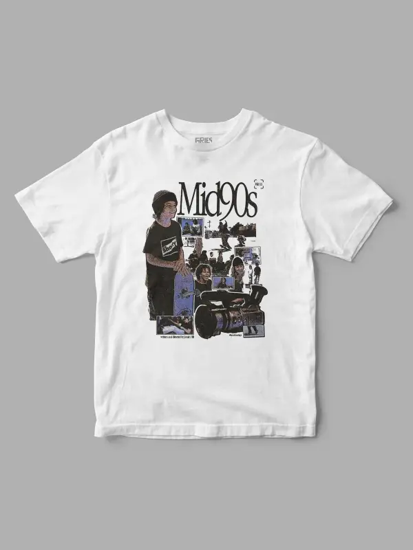 Mid90s Skater Kaykay Baskılı Tişört