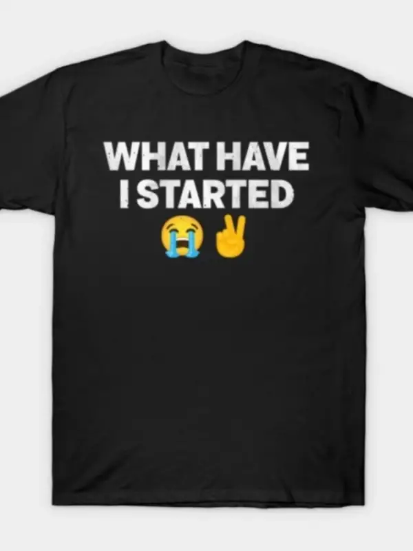 Ne Başardım Mısın Ağlama Gülmek Barış Meme T-shirt Erkekler Kadınlar Için % 100% Pamuk T Shir