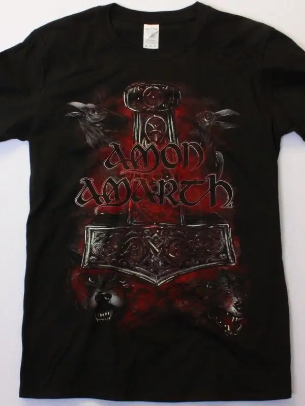 NECROPHAGIST LOGO TEE NEW BLACK T-SHIRT ÖN BASKILI