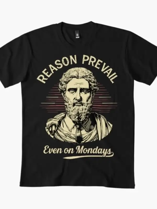 Nedeni Pazartesi günleri de geçerlidir Erkek Kadın Tişörtü %100 Pamuklu Tişörtler Kısa Kollu