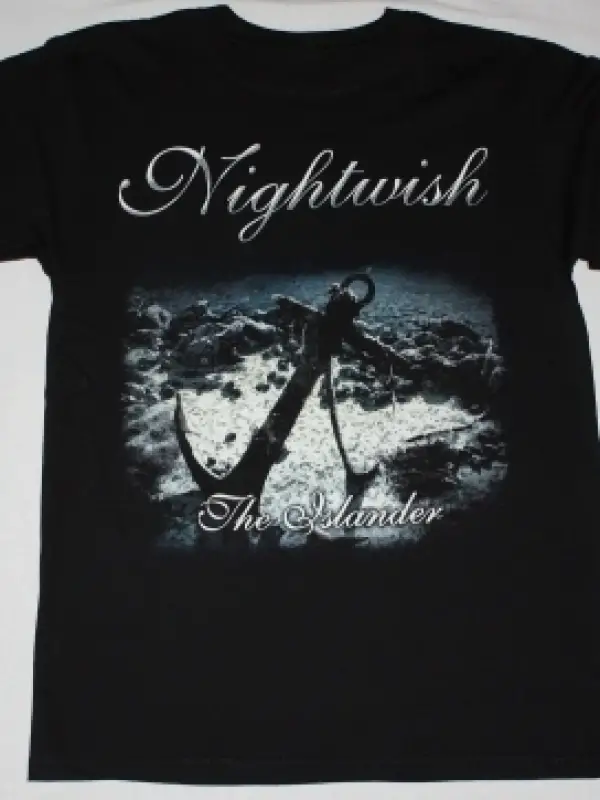 NIGHTWISH THE ISLANDER NEW BLACK T-SHIRT
