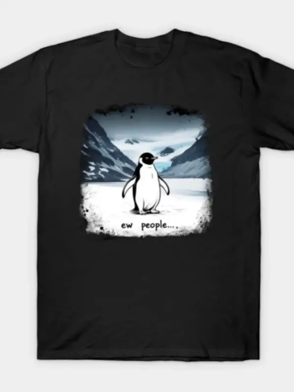 Nihilist Penguen Ama Neden Meme T-shirt Erkekler Kadınlar Için % 100% Pamuklu T Shirt Kısa Ko