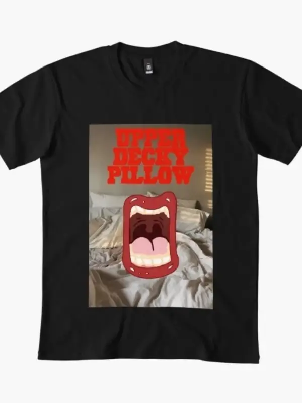 Oberes Decky-Kissen Erkek Kadın Tişörtü %100 Pamuklu Tişörtler Kısa Kollu Üstler 1217-3