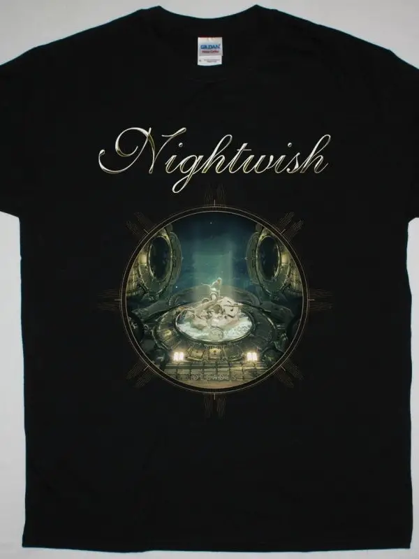 OPETH LOGO NEW BLACK T-SHIRT ÖN VE ARAKA BASKILI