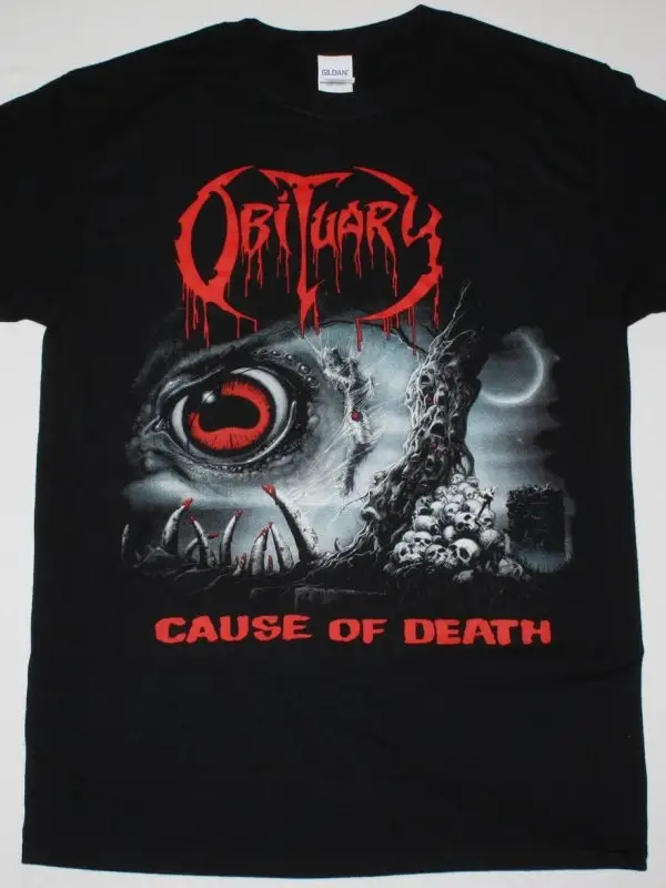 OZZY OSBOURNE US TOUR 1984 NEW BLACK T-SHIRT ÖN VE ARAKA BASKILI