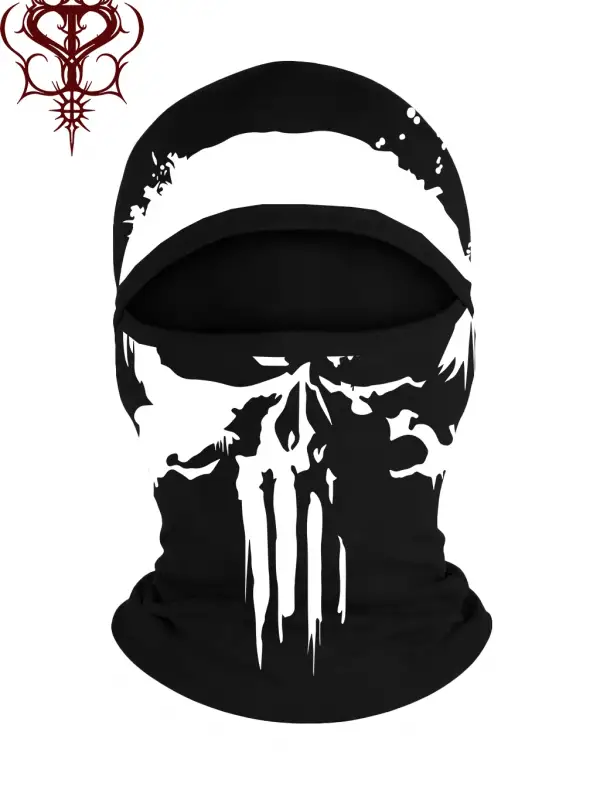 Painted Skull  Motosiklet Giyim Maske & Balaklava