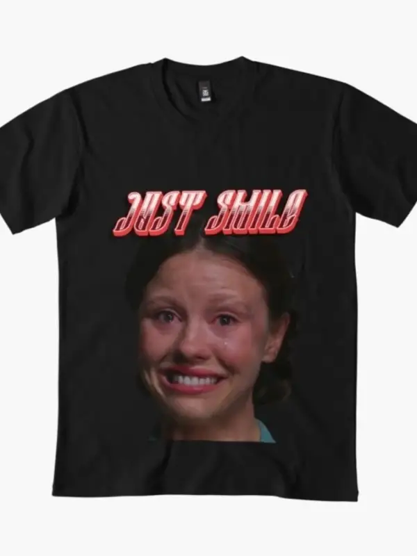 Pearl-just smile Erkek Kadın Tişörtü %100 Pamuklu Tişörtler Kısa Kollu Üstler 1226-3