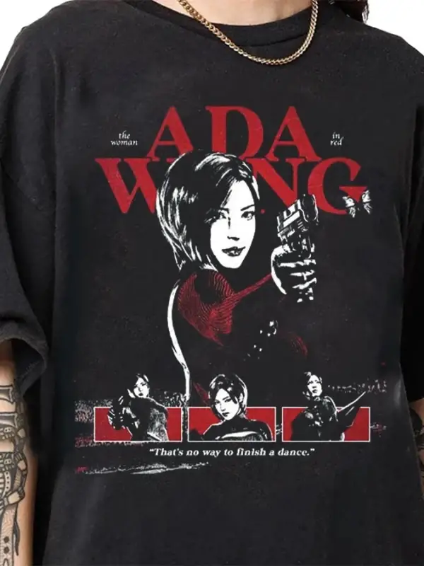 Resident Evil Biohazard Oyunu Ada Wong T-shirt Erkekler Kadınlar Için % 100% Pamuk T Shirt St