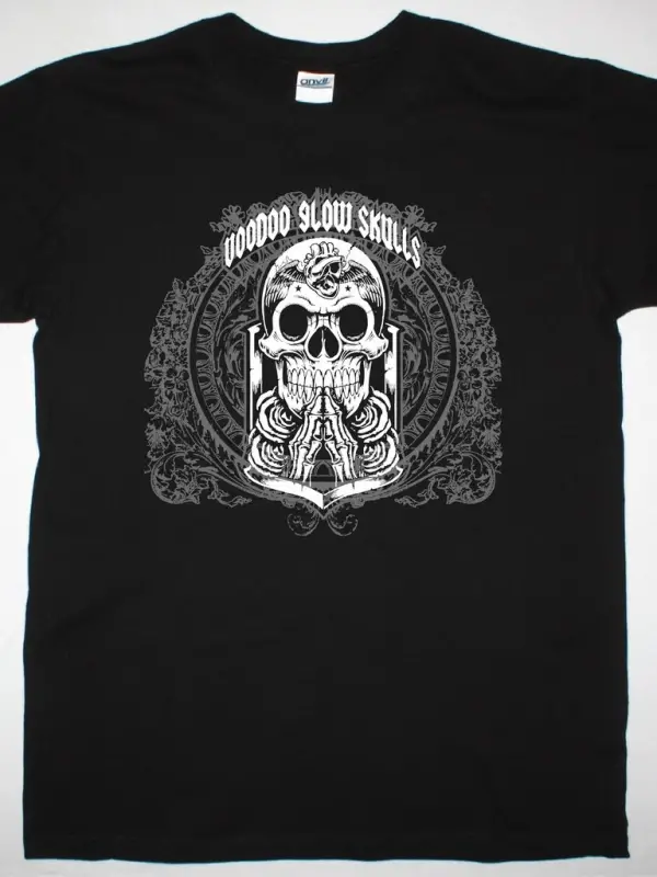 ROSETTA STONE ADRENALINE NEW BLACK T-SHIRT ÖN BASKILI