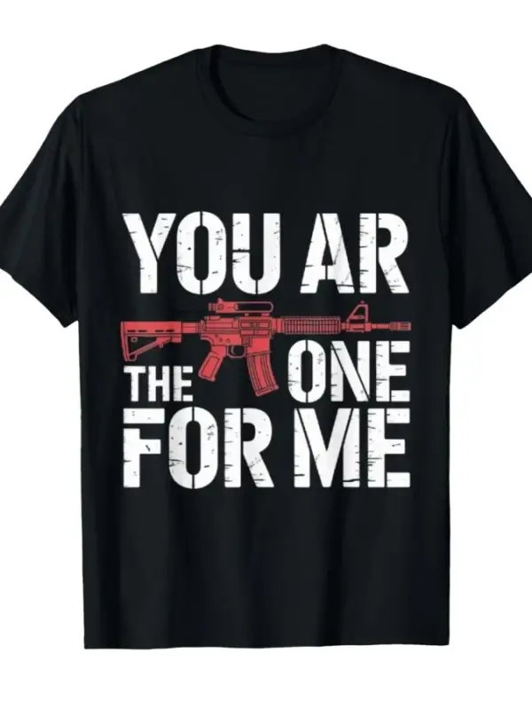 Sen Benim İçin Tek Kişiysin Erkek Kadın Tişörtü %100 Pamuklu Tişörtler Kısa Kollu Üstler 0130