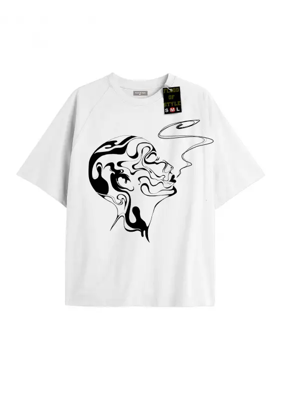 Siyah Babby Tee yüz tasarım Özel tasarım