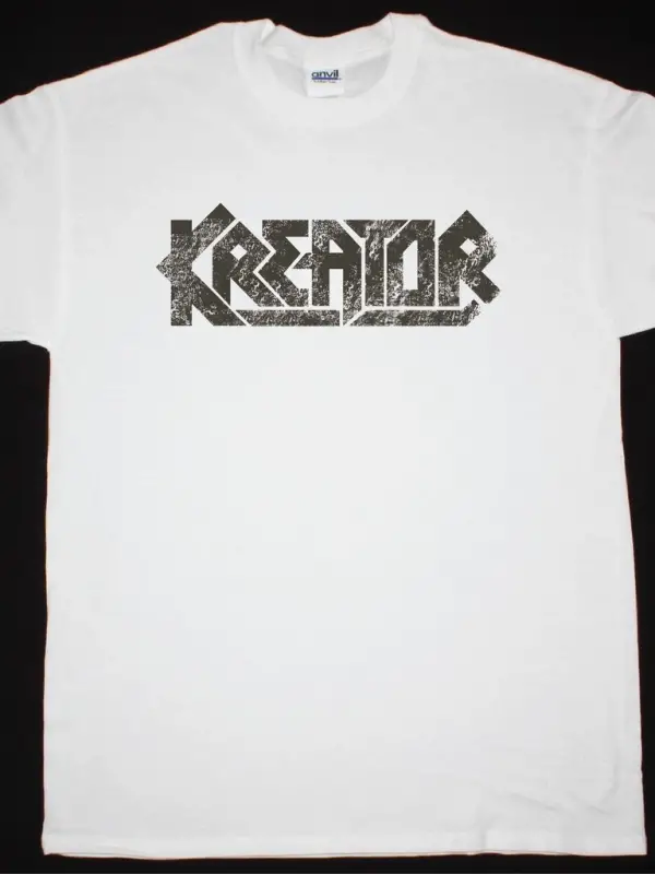 SLAYER BLOODY LOGO NEW WHITE T-SHIRT ÖN BASKILI