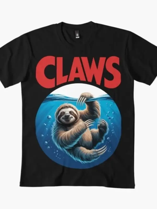 Sloth Komik Meme Şaka T-shirt Erkekler Kadınlar Için % 100% Pamuk T Shirt Kısa Kollu Üstler 0