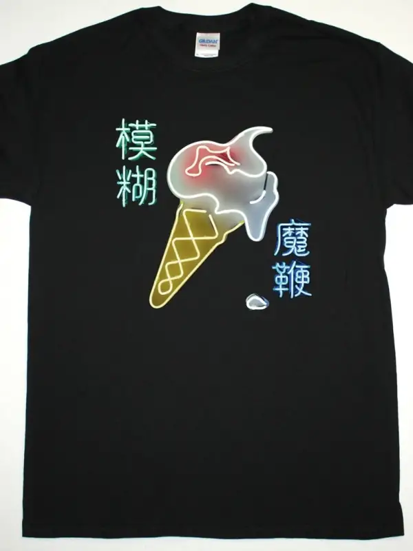 SONIC YOUTH DISAPPEARER NEW BLACK T-SHIRT ÖN BASKILI