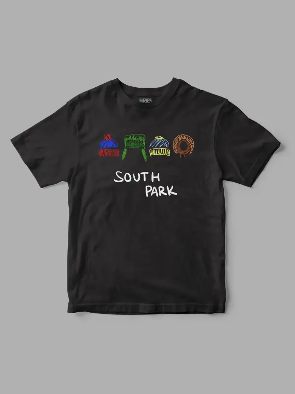 South Park Hats Baskılı Tişört