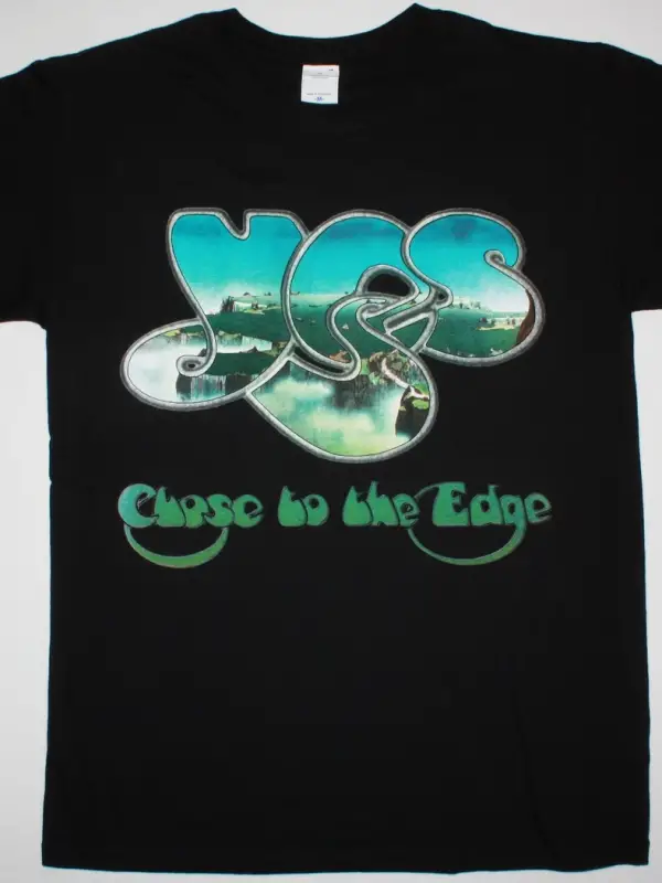 STATUS QUO 1974 NEW BLACK T-SHIRT ÖN VE ARAKA BASKILI
