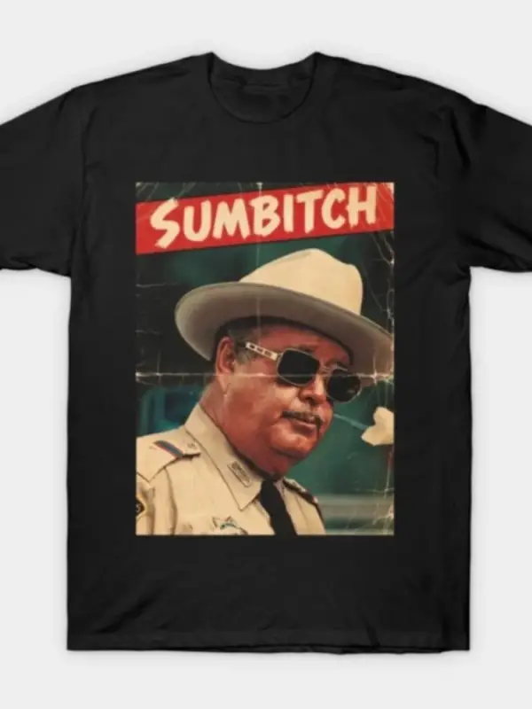 Sumbitch Vintage 1970ler - Erkekler Kadınlar İçin Smokey And The Bandit Tişörtü %100 Pamuklu
