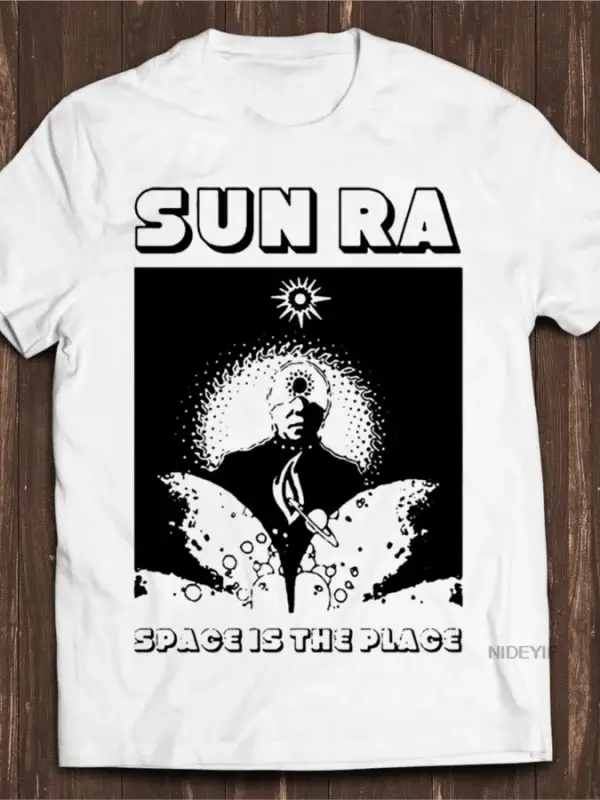 Sun Ra Erkek Kadın Tişört %100 Pamuklu Tişört Kısa Kollu Üstler 0202-3