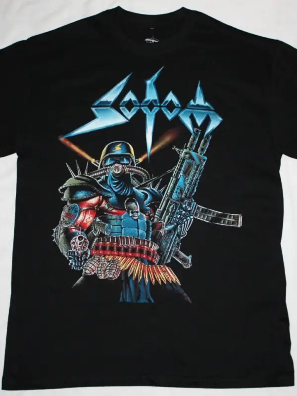 TANKARD ALIEN 89 NEW BLACK T-SHIRT ÖN VE ARAKA BASKILI