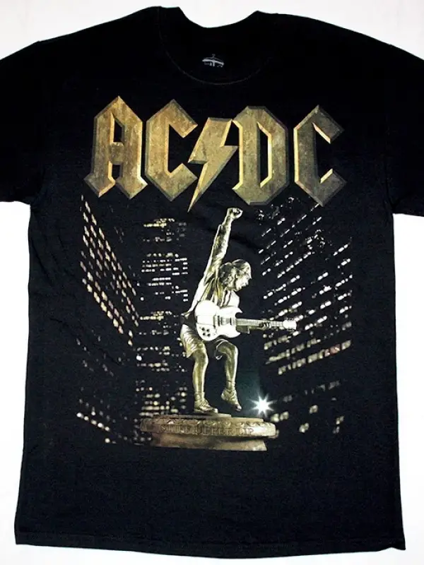 TED NUGENT TOUR 99 NEW BLACK T-SHIRT ÖN VE ARAKA BASKILI