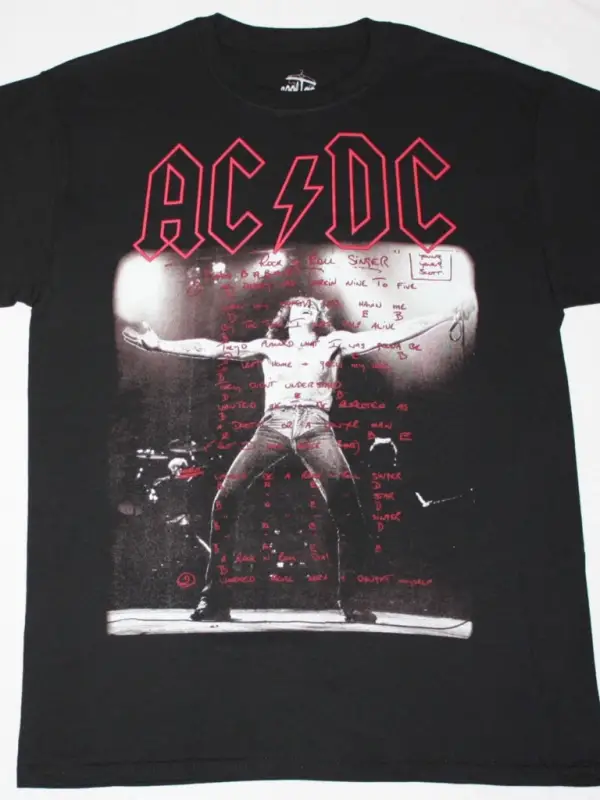 TED NUGENT WOLF NEW BLACK T-SHIRT ÖN VE ARAKA BASKILI