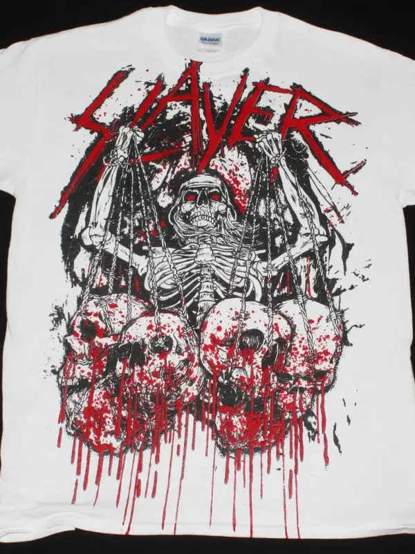 THE CASUALTIES UNDER ATTACK NEW WHITE T SHIRT ÖN BASKILI