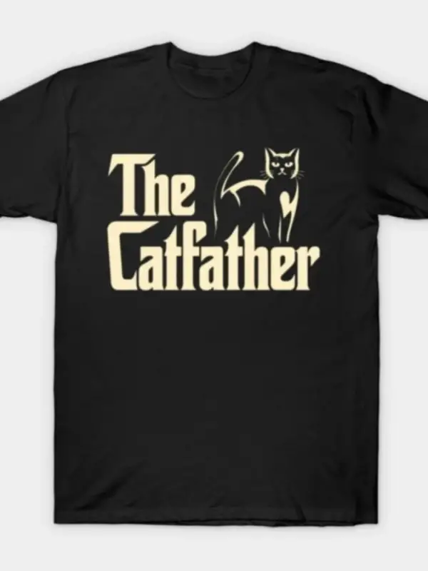 The Catfather Erkek Kadın Tişörtü %100 Pamuklu Tişörtler 3XS-3XL Üstler 1224-2