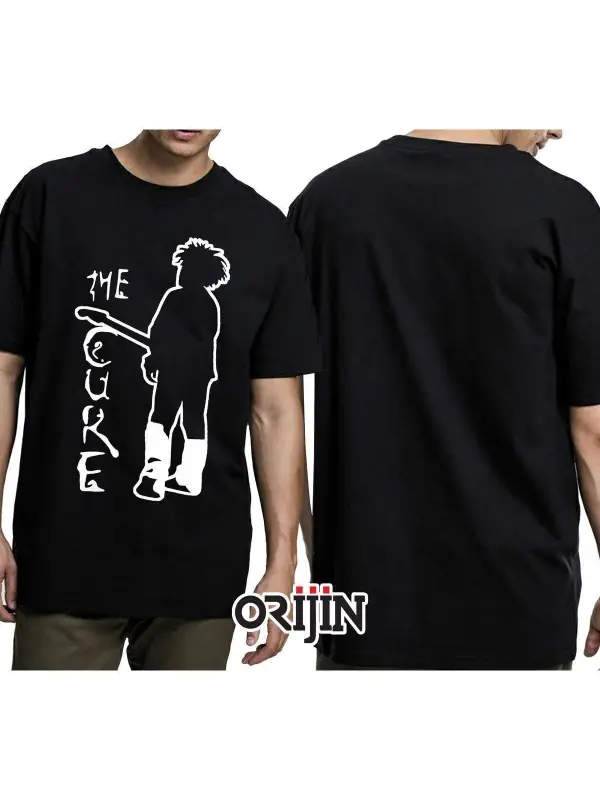 The Cure Baskılı Unisex Siyah