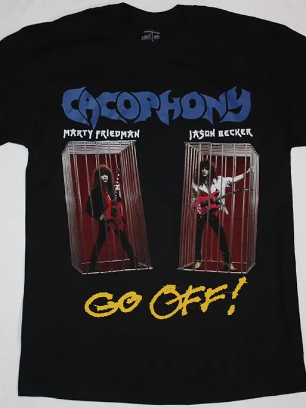 THE DAMNED PHANTASMAGORIA NEW BLACK T SHIRT ÖN VE ARAKA BASKILI