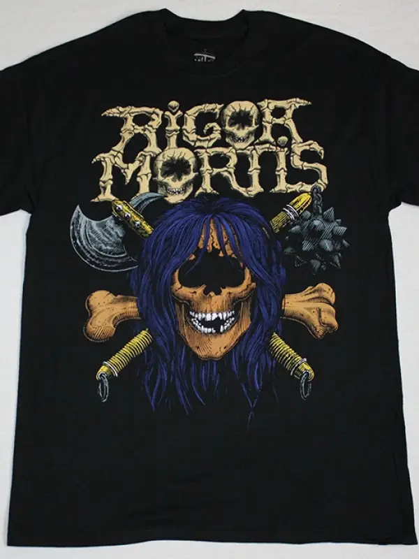 THE DARKNESS WHITE LOGO NEW BLACK T-SHIRT ÖN VE ARAKA BASKILI