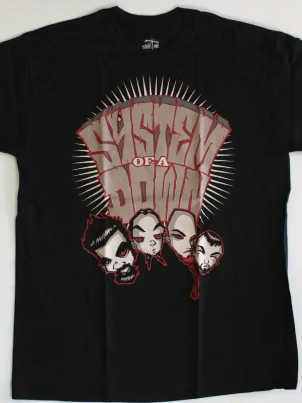 THE DILLINGER ESCAPE PLAN LOGO NEW WHITE T-SHIRT ÖN VE ARAKA BASKILI