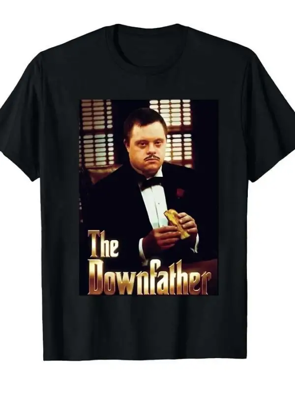 The Downfathe Meme T-shirt Erkekler Kadınlar Için % 100% Pamuklu Tişörtler Kısa Kollu Üstler