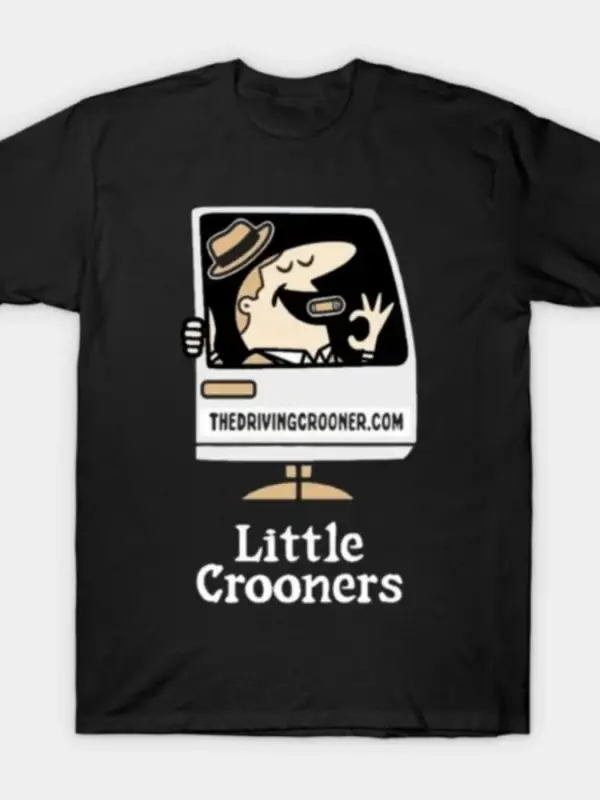 The Driving Crooner Karikatür T-shirt Erkekler Kadınlar Için % 100% Pamuk T Shirt Kısa Kollu