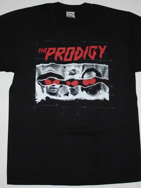 THE OFFSPRING WHITE SKULL LOGO NEW BLACK T-SHIRT ÖN VE ARAKA BASKILI