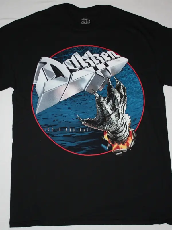 THIN LIZZY CHINATOWN 80 NEW BLACK T-SHIRT ÖN VE ARAKA BASKILI