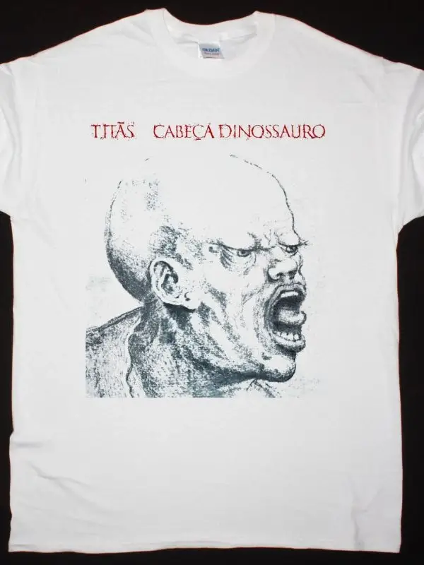 TITÃS CABEÇA DINOSSAURO NEW WHITE T SHIRT