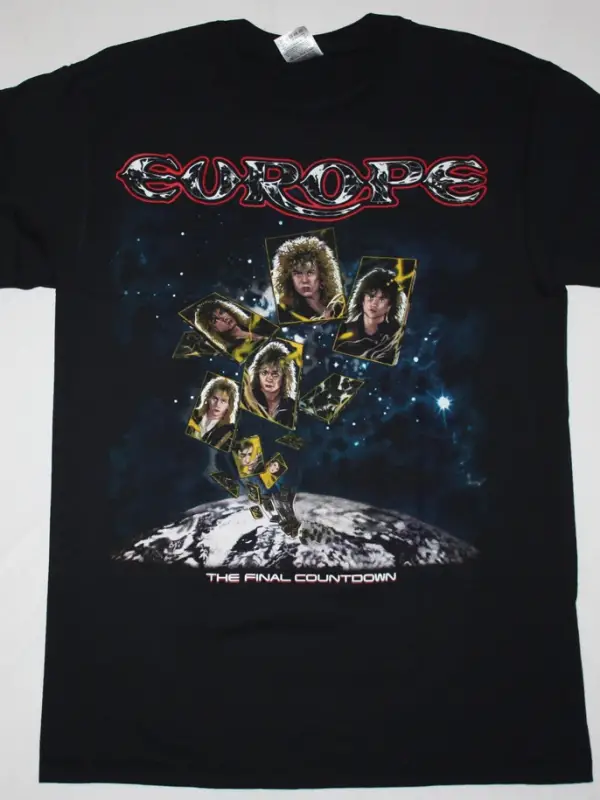 TONY IOMMI ON STAGE NEW BLACK T-SHIRT ÖN VE ARAKA BASKILI