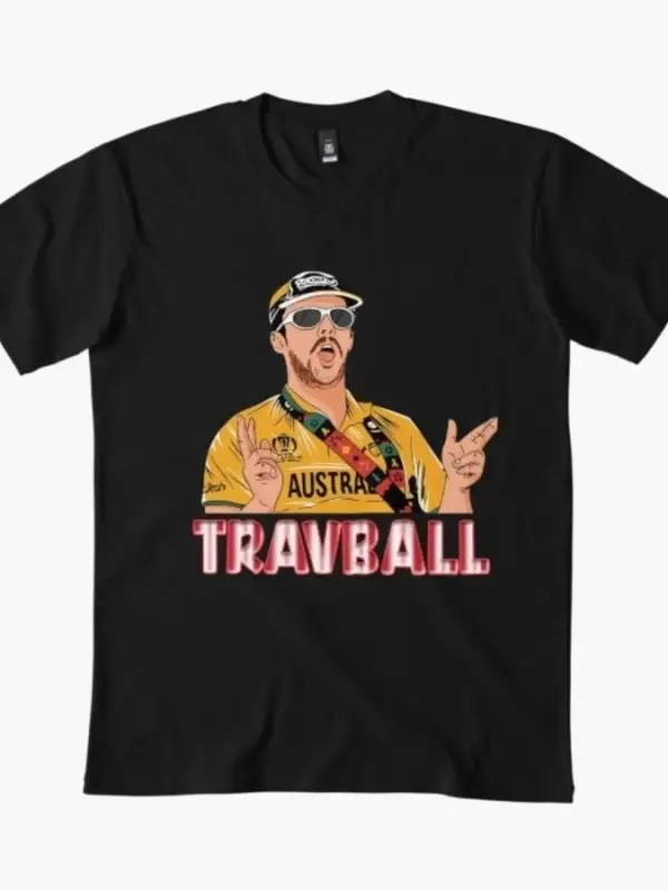 Travball Travis Head Erkek Kadın Tişörtü %100 Pamuklu Tişörtler 3XS-3XL Üstler 1224-3