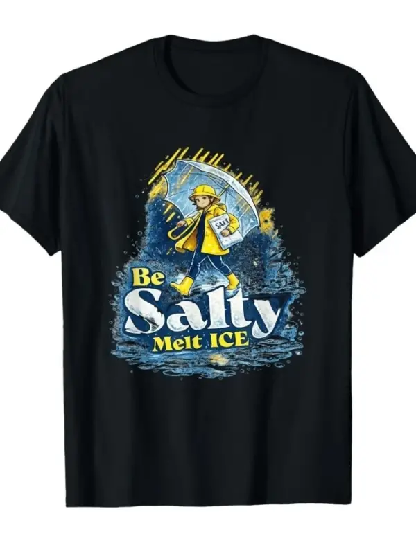 Tuzlu Şaka, Trendy Siyasi Meme, Viral Siyasi Alıntı Erkekler Kadınlar İçin Tişört %100 Pamukl