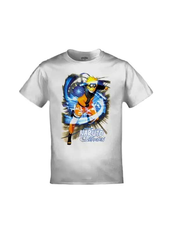 Unisex Beyaz Naruto Shippuden Baskılı