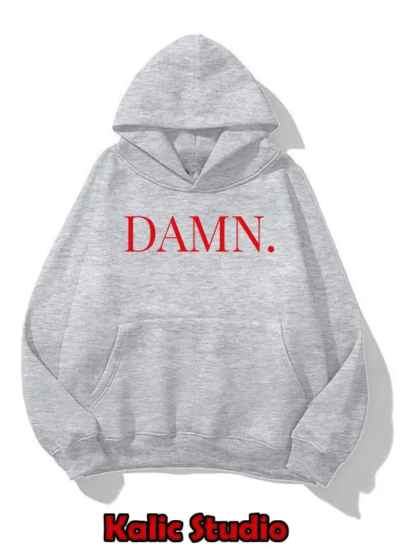 Unisex Damn Kendrick Lamar PS2 Sweatshirt gri