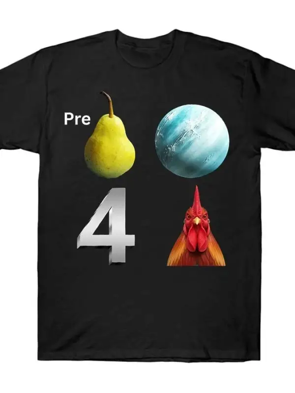 Uranusu Hazırla Erkekler İçin Horoz Tişörtü Kadınlar İçin %100 Pamuklu Tişörtler Kısa Kollu